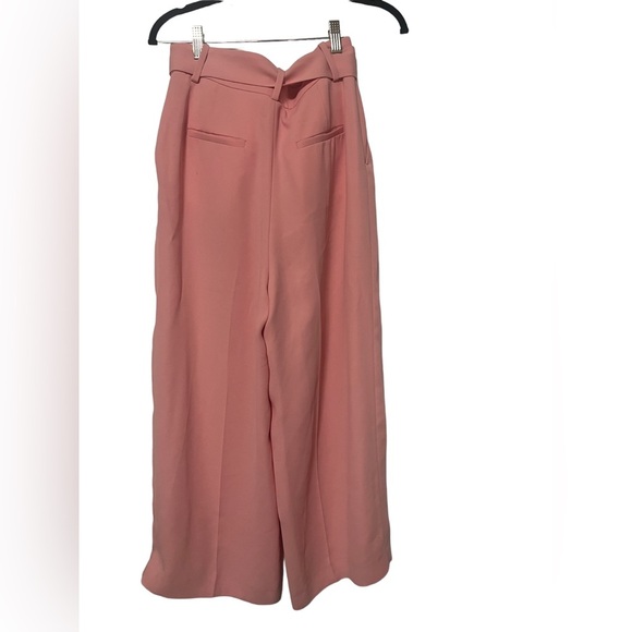 Zara Belted Trousers Wide Leg and Ankle Length - Picture 4 of 7